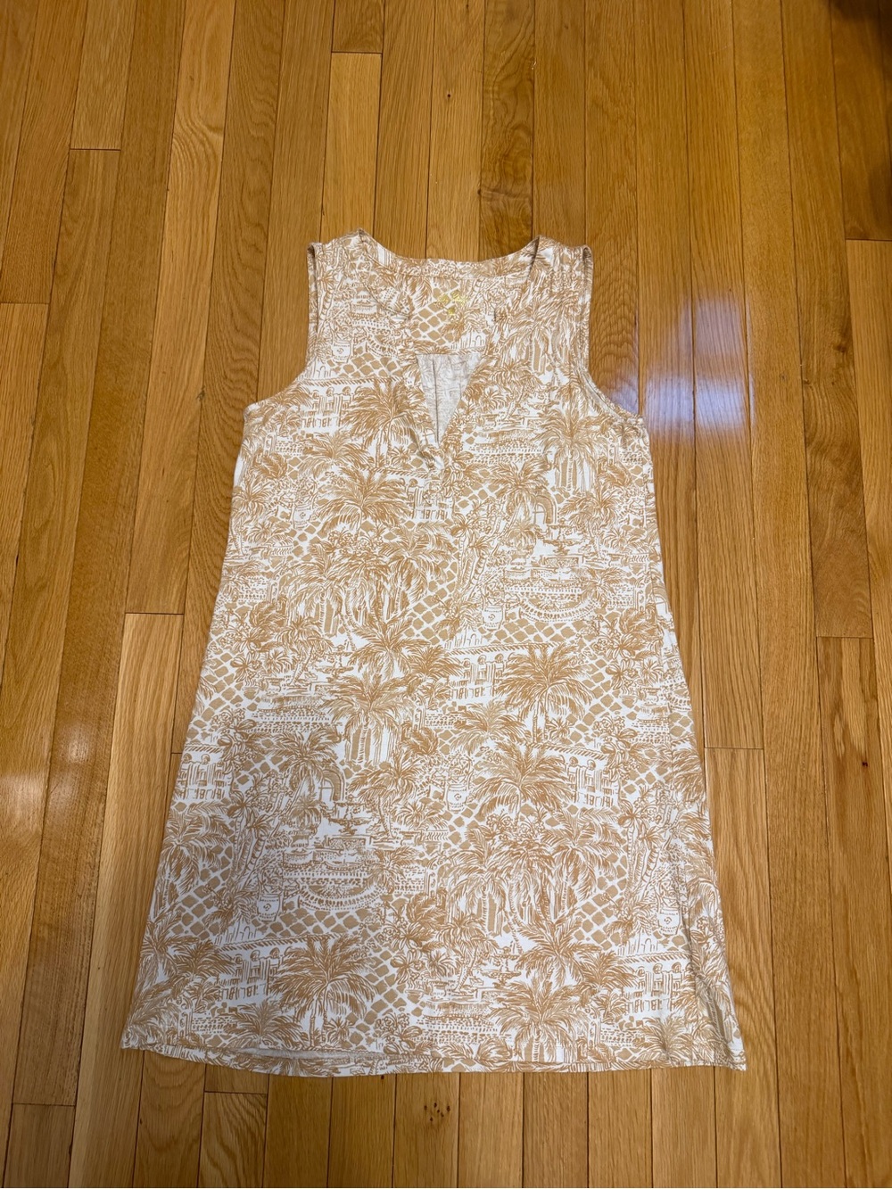 Lilly Pulitzer Dec Sandbar Palm Beach Paradise Dress, Size Small